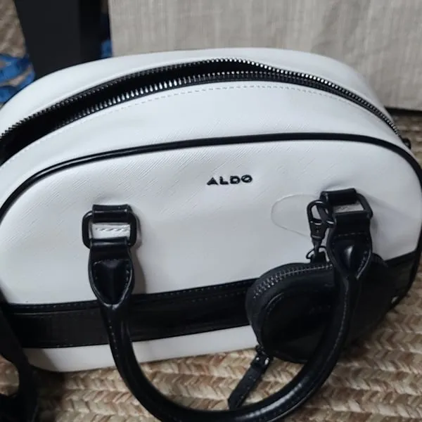 Aldo bowling bag black and white - Image 8