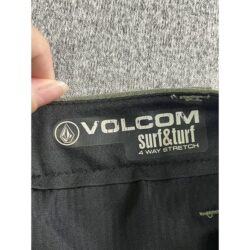 Volcom Shorts Mens *Size 28* Green Surf & Turf Chinco Side Pocket 4 Way Stretch