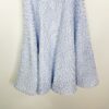 Alice Walk Size 0 Blue White Fit and Flare Jacquard Mini Dress Square Neck - Image 5