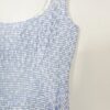 Alice Walk Size 0 Blue White Fit and Flare Jacquard Mini Dress Square Neck - Image 6