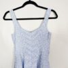 Alice Walk Size 0 Blue White Fit and Flare Jacquard Mini Dress Square Neck - Image 7