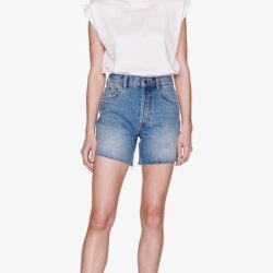 NWT ANINE BING Jean  Knit Shorts women size 24