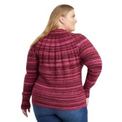 New Knox Rose Red Dark Pink Pullover Sweater XL