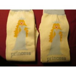 Connections Women’s Princess Socks TWO Pair Fits Up To Size 11 Shoe