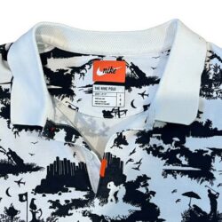 Nike 2019 British Open Toile Print Golf Polo Shirt Mens Large All Over Dri Fit