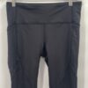 lululemon black cropped mesh leggings size 8 - Image 2