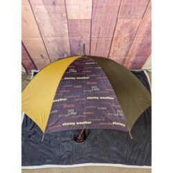 Aramis Stormy Weather Umbrella 42″ Curved Wooden Handle