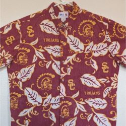 Reyn Spooner USC Team Trojan Reverse Print XL Hawaiian Shirt Camp Short Sleeve ✌