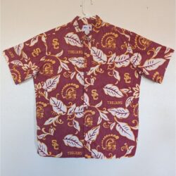 Reyn Spooner USC Team Trojan Reverse Print XL Hawaiian Shirt Camp Short Sleeve ✌