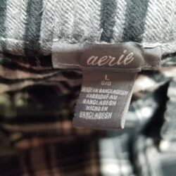 Aerie High waist flannel jogge