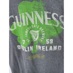 Men’s Guinness Beer St James Brewery Dublin Ireland Gray T Shirt Size XL