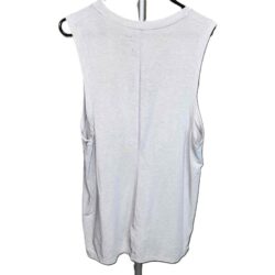 Nike Mens Heather White Dri-Fit Sleeveless Athletic Tank Top Size Medium