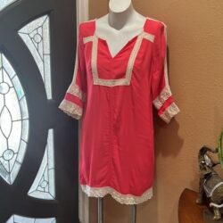 L space coral beach coverup