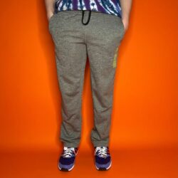 Grey Reebok Sweatpants Neon Gr