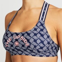 The Upside x Soul Cycle Alexa Vintage Print Sports Bra Athletic Activewear Sz M