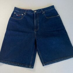 Vintage Tommy Hilfiger Denim Shorts Adult Size 38 Dark Blue 10in Inseam