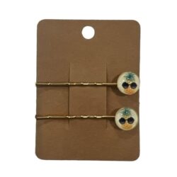 NEW Jackie O Glasses Pineapple Design Bobby-pin Set