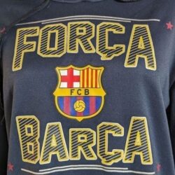 FCB Barcelona Blue Pullover Hoodie