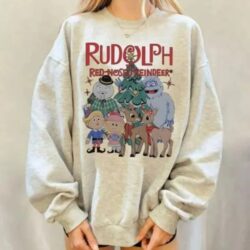 Red Nosed Reindeer Christmas Sweatshirt