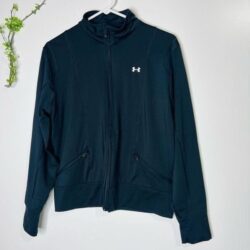 Under Armour Black Zip Up Trac