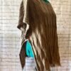 Sonoma Cable Knit Sweater Poncho Fringe L/XL Oversized Fit - Image 2