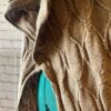 Sonoma Cable Knit Sweater Poncho Fringe L/XL Oversized Fit - Image 3