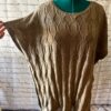 Sonoma Cable Knit Sweater Poncho Fringe L/XL Oversized Fit - Image 5