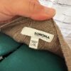 Sonoma Cable Knit Sweater Poncho Fringe L/XL Oversized Fit - Image 7