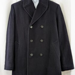 LAUREN BY RALPH LAUREN! GORGEOUS BLACK WOOL+, DOUBLE BREAST STADIUM COAT!SZ 40R