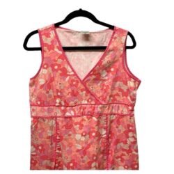Motherhood Maternity, Size L, Pink Sleeveless Floral Dress, lightweight