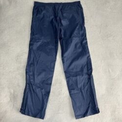 Vintage 90’s Brooks Track Pants Ankle Zipper Water Resistant Straight Baggy Navy