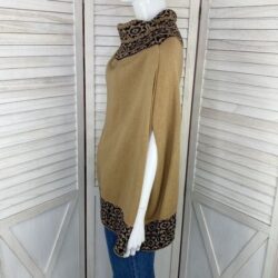 Top It Off Cowl Neck Poncho Sw