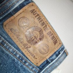 EDDIE BAUER Relaxed Fit Jeans 36×34 100% Cotton Blue Denim 34″ Inseam