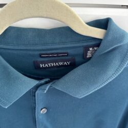 Mens Hathaway blue Polo Shirt size XL