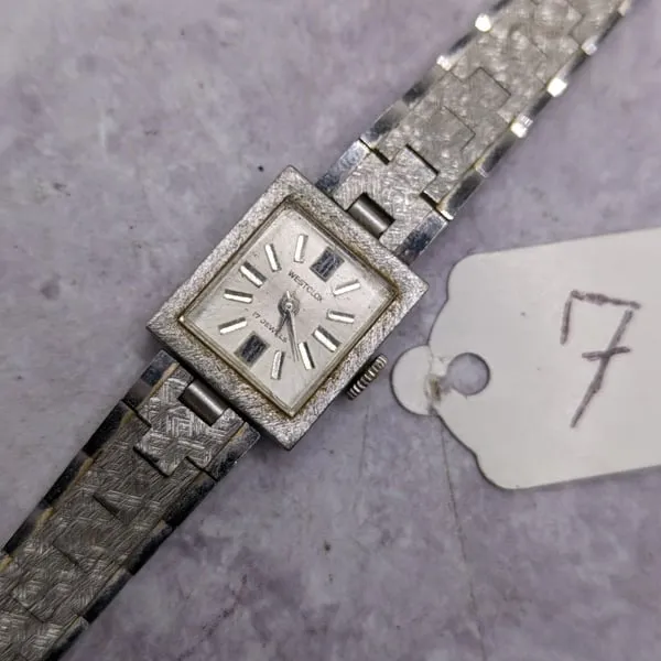 Vintage Westclox 17 jewel wind up watch works