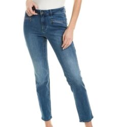 J.McLaughlin Women’s Skinny Treva Jean Medium Blue Denim Zip Pockets Size 12