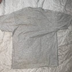 Vintage Disneyland Mickey Mouse Embroidered T-shirt Grey 100% Cotton Size Large