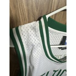 Vintage REEBOK Paul Pierce #34 Boston Celtics Sewn NBA White Jersey L Length +2