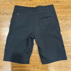 prAna Black Zion Performance Outdoor Hiking Belted Shorts Bermudas Men’s 32×12