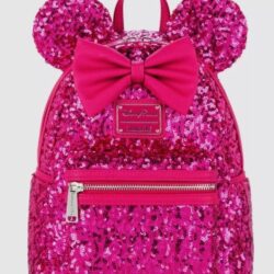 Loungefly Magenta sequin Minni