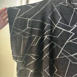 Scapa Grey and White Striped S