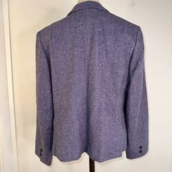 Pendleton Womens Vintage Virgin Wool Blazer Lilac Tweed Preppy Career Bold