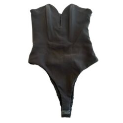 Zara Black Sweetheart Neckline Wired Bodysuit XS NWT