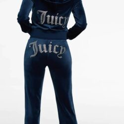 Juicy Couture OG BIG BLING VELOUR HOODIE + PANTS SET