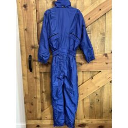 Inside Edge Men’s Retro Vintage Ski Snowsuit Blue/Black Sz Medium