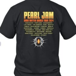 Pearl Jam Dark Matter Anime World Tur 2024 T-Shirt