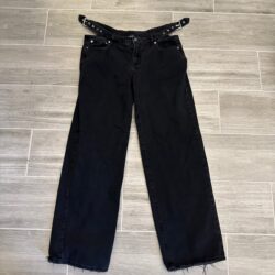Ser.oya Christy Cut Out Black Jeans 30