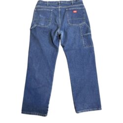 Vintage Dickies Baggy Relaxed Fit Denim Jeans Blue Men’s 38×32 Zip Fly