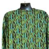 Burton Tee Green Blue Brown All Over Logo Long Sleeve Layer Men's Size XL - Image 8