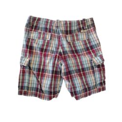 Polo Ralph Lauren Red Multi Plaid Cargo Shorts Size 36